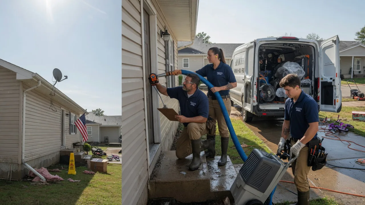 Ceiling Water Damage Restoration in Fredericksburg, OH near me